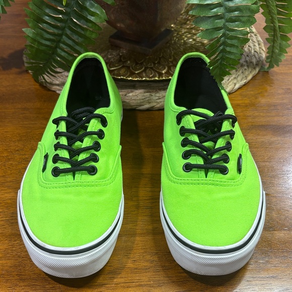 Vans Neon Green Men's Sneakers - Picture 2 of 6